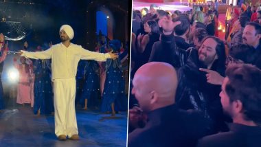 Diljit Dosanjh Drops Video of His Performance To Congratulate Anant Ambani and Radhika Merchant, Says ‘You Guys Look Cute Together’ - WATCH